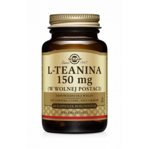 Solgar - L-teanina - 60 kapsułek Solgar - L-teanina - 60 kapsułek